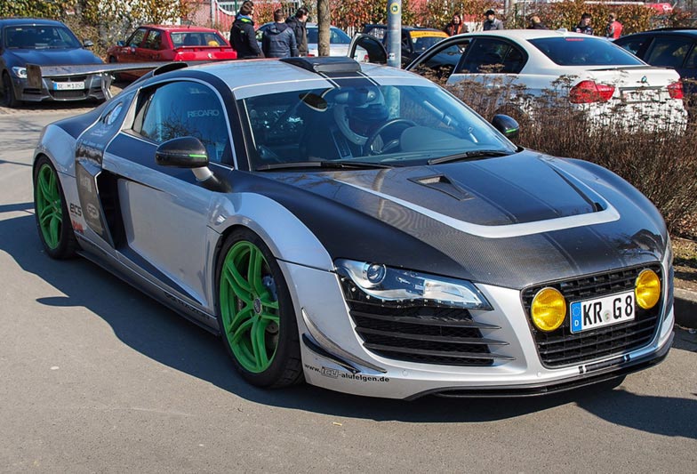 audir8 This Audi R8 looked ready to race.