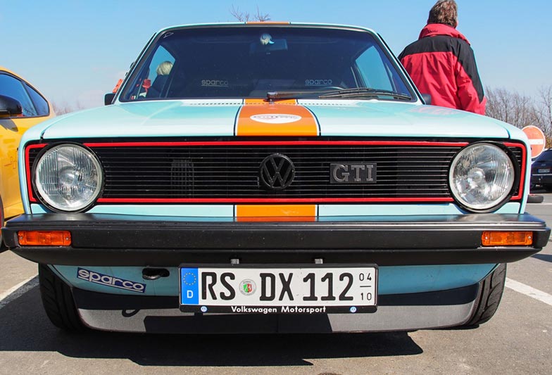 gulfgti I loved the Gulf colour scheme on this Mark I Golf GTI.