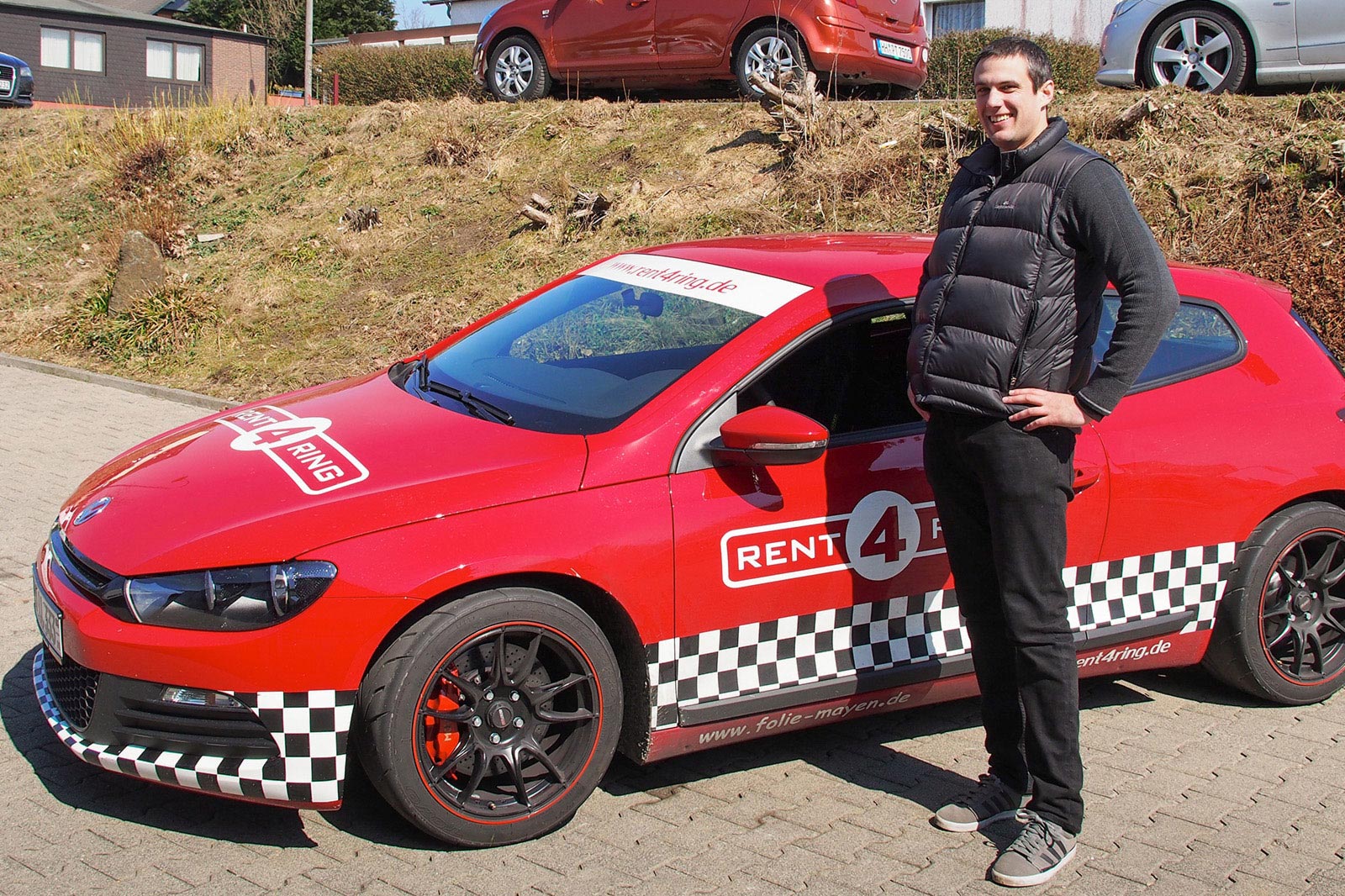 rfr-success Feeling quite pleased after surviving six-laps of the Nordschleife. Photo by Meaghan O’Brien.
