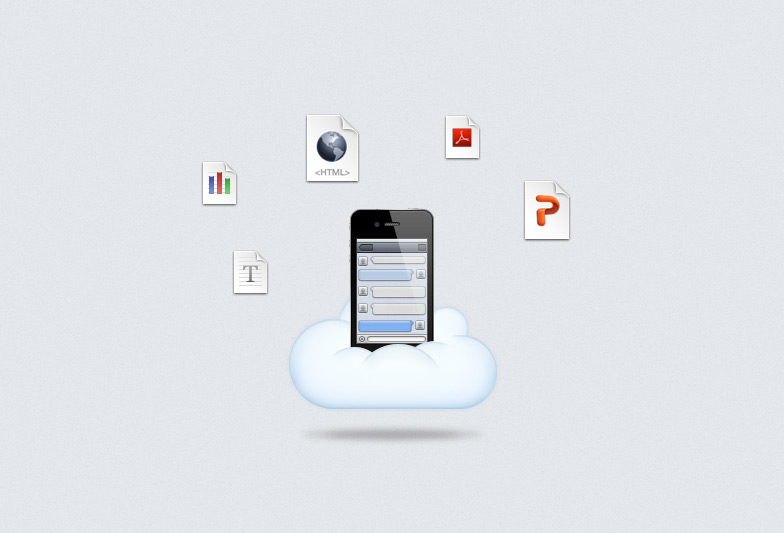 Cloud hosting illustration Cloud hosting illustration